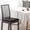 Black, variant on HOARBOEG 18.9*14.2in Seat Cushions For Kitchen Chairs, Waterproof Faux Leather Chair Cushions, Non-Slip Elastic Stretch Seat Pads, Dining Chair Pads