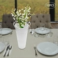 thumbnail image 4 of 12 Pcs White Metal Flower Buckets, Flower Display Buckets, Wedding Flower Display, 4 of 10