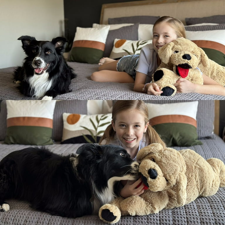 MorisMos Cute Animals Stuffed Plushie - 29'' Golden Retriever