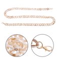 thumbnail image 4 of FRCOLOR 1PC DIY Jewelry Accessory Acrylic Bag Chain Stylish Bag Replacement Chain Creative DIY Jewelry Material Delicate Bag Chain Strap for Home Store Mall Coffee White, 4 of 5