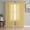 Creamy yellow, variant on Brown Linen Texture Sheer Curtains 72 Inches Long, Vintage Rustic Simple Stripes Light Filtering Window Curtains for Living Room/Bedroom, Rod Pocket Voile Sheer Curtain Drapes, 52"W x 72"L, 2 Panels