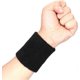 thumbnail image 2 of Sports Absorbent Wristbands for Men and Women - 6 Pack - Black Wristbands for the Gym, Tennis or Running - Absorbent Sponge Armband - Sponge Headband, 2 of 5