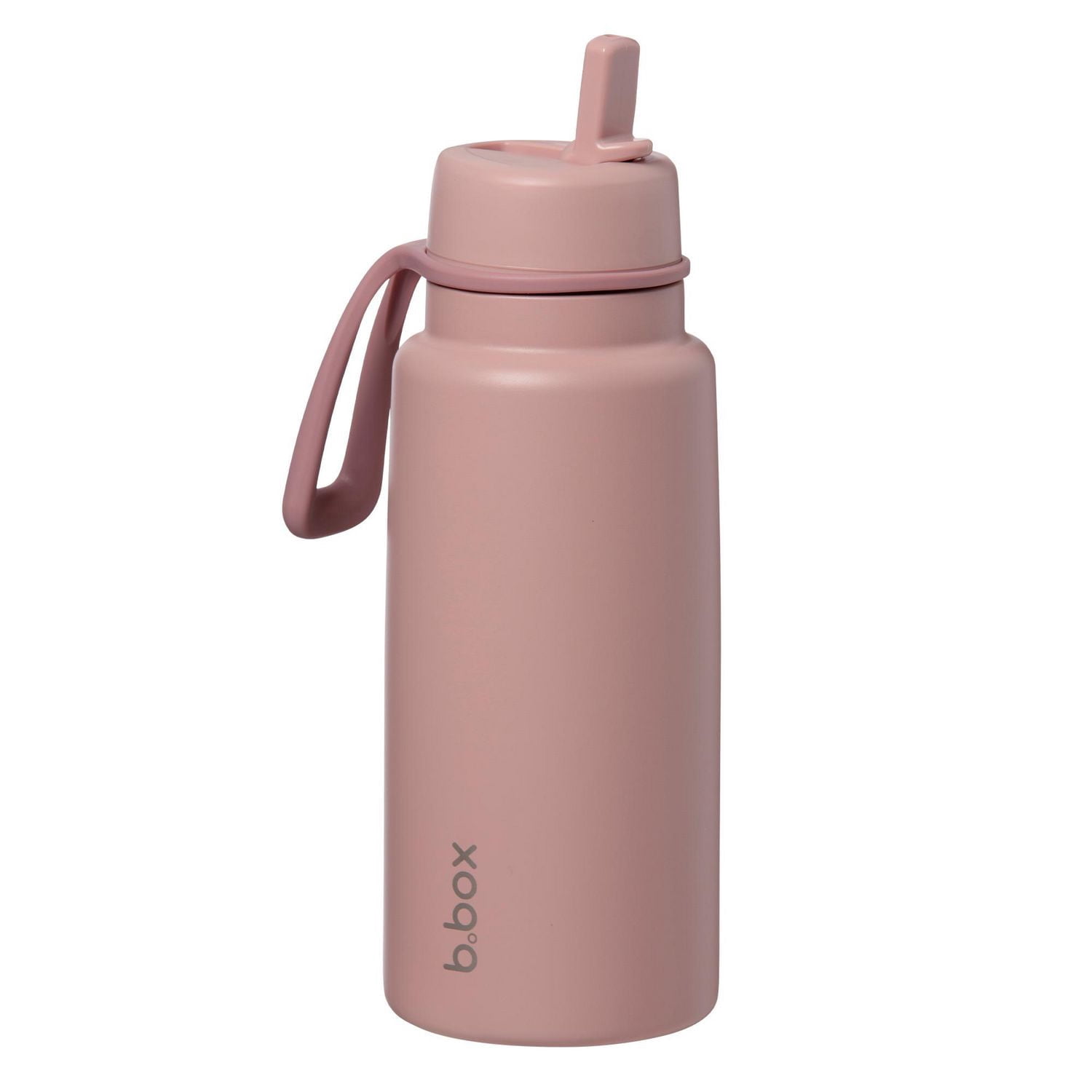b.box - 34oz Insulated Flip Top Drink Tumbler with Straw Large and Durable Water Bottle for Teens & Adults Travel Water Bottle Triple Layer Insulation BPA Free 34oz