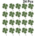 thumbnail image 4 of 24 Uds flores prensadas y secas naturales planta de hoja de trébol de cuatro hojas para hacer joyas de resina DIY arte artesanal, 4 of 7