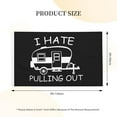 thumbnail image 3 of I Hate Pulling Out Banner With Metal Grommets Double Sided Printed Flag 3x5 Ft Garden Yard House Flags Greeting Banner Indoor Outdoor Party Home Decor, 3 of 8