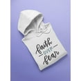 thumbnail image 3 of Faith Over Fear.
 Hoodie Women -Image by Shutterstock, Female 3X-Large, 3 of 4