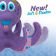 thumbnail image 5 of Flotante Pulpo Púrpura con 3 anillos Hoopla Interactivo Juguete de baño Uno morado, 5 of 5