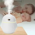 thumbnail image 5 of Mini Humidificateur, Atomisation Silencieuse, Humidification de l'Air de Bureau, Aromathérapie, avec Port de Charge USB, Blanc, 5 of 5