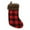 Red black, variant on Christmas Stockings,19" Red Black Buffalo Plaid Christmas Stockings with Plush Faux Fur Cuff Xmas Stockings Fireplace Hanging Stockings for Family Holiday Christmas
