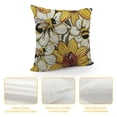 thumbnail image 4 of PHYHOO  Home Sweet Home Bee Sunflower Throw Pillow Covers, Love Lives Here Spring Summer Stripes Cushion Case for Sofa Couch, 4 of 5