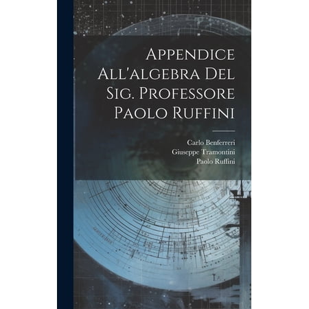 Appendice All algebra Del Sig. Professore Paolo Ruffini (Hardcover)