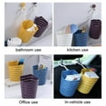 thumbnail image 7 of Rotatable Single Hook Hanging Baskets Bathroom Plastic Storage Basket, 7 of 7