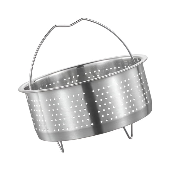 ACDANC 2026 New Stainless Steel Rice Steamer Cooker Supplies Strainer Pot Seafood Basket Steaming, for Cooking Rice, Seafood, Vegetables, Steaming, Kitchen Essentials, Healthy Meal Preparation