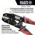 thumbnail image 2 of Kit de herramientas de cableado Klein Tools 80013 con pelador y engarzador, 2 of 9