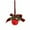 Red, variant on Christmas Tree Bell Ornament – Velvet Bow with Wrought Iron Bell, Festive Hanging Decoration for Tree, Door, Wall, Gift Wrapping & Holiday Displays