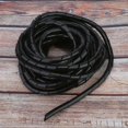 thumbnail image 2 of 2 Package Wire Protector Spiral PP Wire Cable Protection Accessory Wire SleeveBlack 12mm, 2 of 3