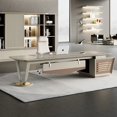 thumbnail image 2 of Conference Executive Desk Modern Manicure Table Height Adjustable Desk Makeup Meeting Table Escritorio Con Cajones Furniture My Lux Decor Round, 2 of 19