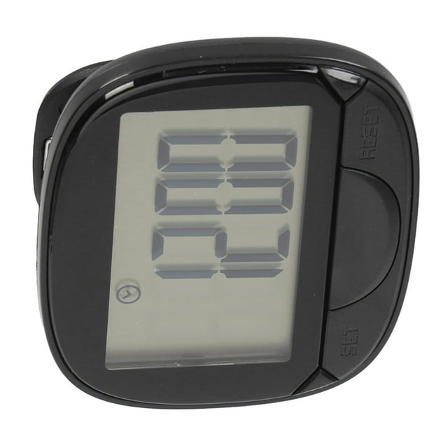 Multifunctional Pedometer With Distance, Calorie, And Step Counting Big Screen Clock Display, Waist Clip Design