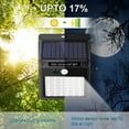 thumbnail image 4 of OriginalSourcing 6 Pack Led Solar Outdoor Motion Sensor Lights for Holiday Christmas Decoration Yard Garden, Solar Powered Wall Lights, 3 Modes, IP65 Waterproof Summer Lights, 4 of 6