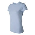 thumbnail image 2 of Bella 1001 T-Shirt Women's Junior Fit 1x1 Baby Rib Cap Sleeve, 2 of 5