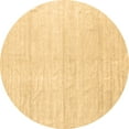 thumbnail image 1 of Ahgly Company Indoor Round Solid Brown Modern Area Rugs, 5' Round, 1 of 4