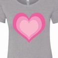 thumbnail image 4 of Inktastic Pink Valentine Heart Women's T-Shirt, 4 of 5
