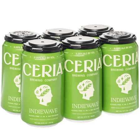 Ceria Indiewave Alcohol-Free IPA 6-pack