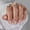 A-Gold End, variant on Press On Nails Almond - Amber Hoops, Tortoise Shell Short French Tip Press On Nails with Glue and Adhesive Tabs for Women, Soft Gel Glue On Nails in 16 Sizes - 32 Stick On Nails Kit