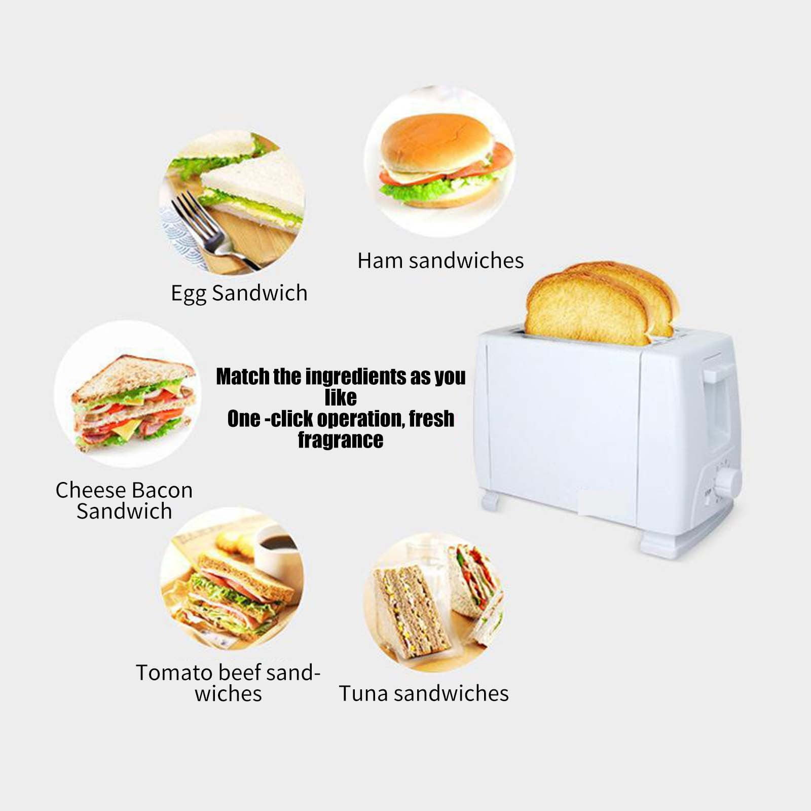 sdhkgrrt Retro Six Function Toaster, Retro 6-Slice Toaster, Automatic Breakfast Toaster For Bagels Pastries, 110v Bread Toaster, High Efficiency Kitchen Appliance For Home Office