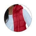 thumbnail image 5 of Pyhlmscde Women's Quilted Padded Warm Outwear Button Down Zip Up Sleeveless Vests, Womens Vest, Womens Winter Clothes, Puffer Vest Women, 5 of 5