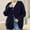 Navy, variant on Hauaitttt Women 2025 Fall Casual Long Sleeve Open Front Knit Sweater Cardigans Coat Outwear with Pockets 3 X Coat Tan Loose Cardigan plus Size Coats for Girls Cardigan Plaid Womens Hoodie Long Woman