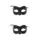 thumbnail image 3 of Jumpingount Retro carnaval decorativo ocultar Props baile de máscaras disfraz bola maquillaje fiesta actuación decoración Halloween negro 2piezas Jumpingount CBP251754, 3 of 6