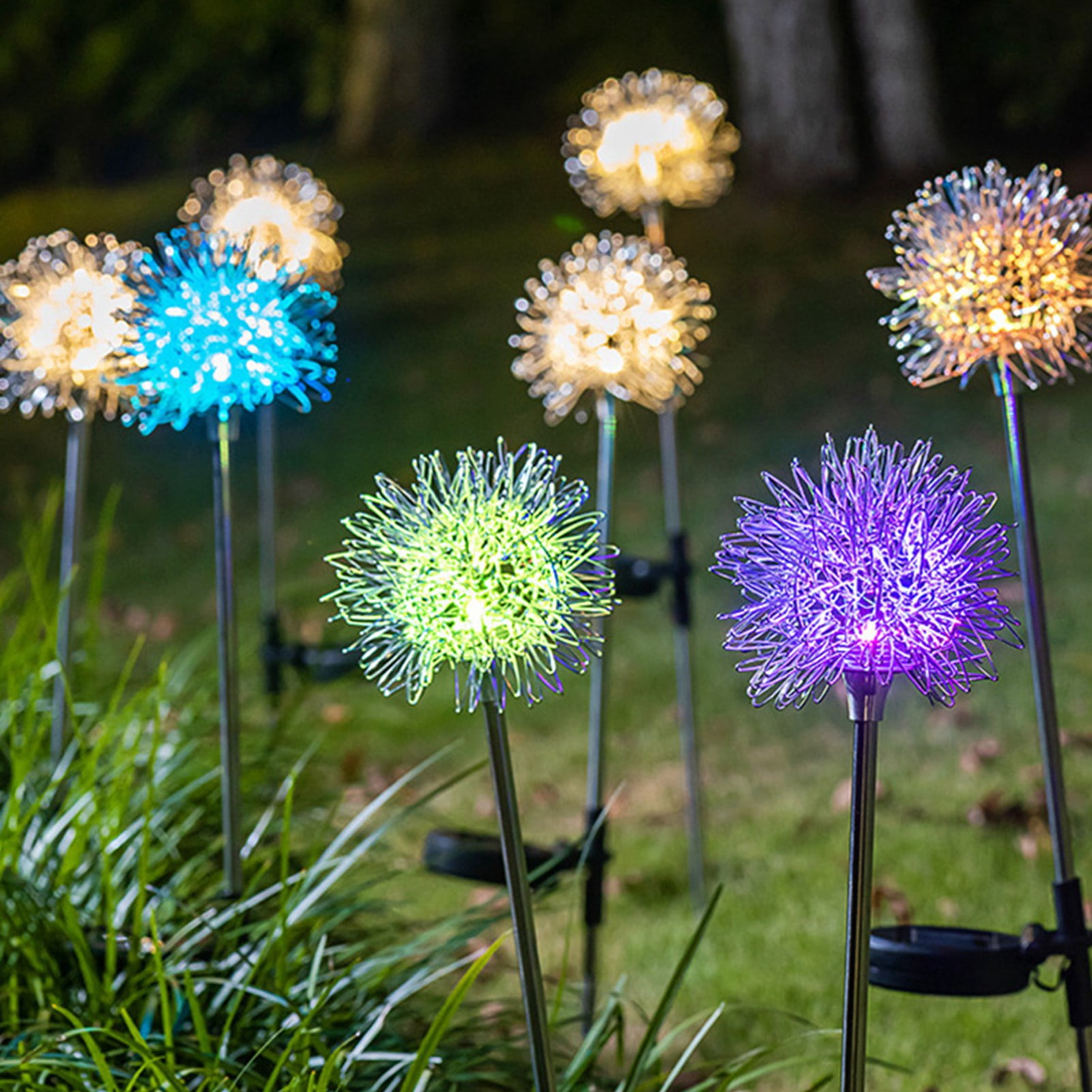 Solar Garden Light, Dandelion, Outdoor Decoration