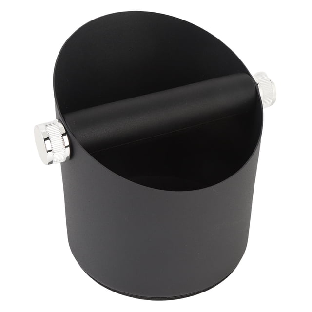 Small Coffee Knock Box, Carbon Steel Shock Absorbent Knock Box with Bar Coffee Machine Accessories for Home Office