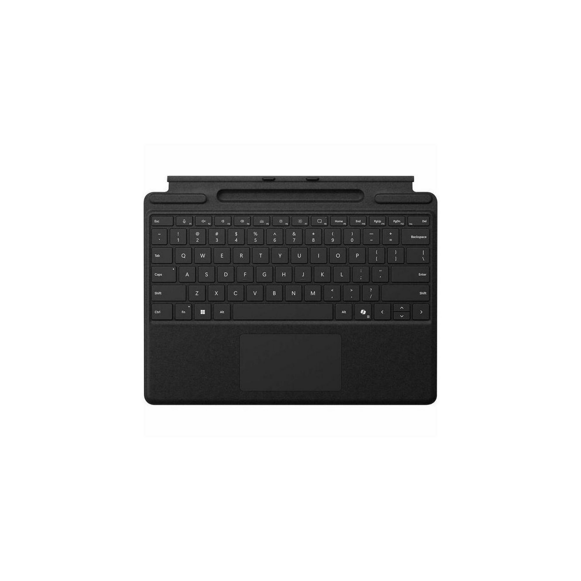 Microsoft Surface Pro Keyboard with Pen Storage - Black Large - Notebook - TouchPad - Mechanical Keyswitch - Black