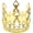Golden, variant on Ulxkmt Silver Alloy Vintage Crown Cake Topper Tiara Cake Ornament for Wedding Baby Shower 1Pc