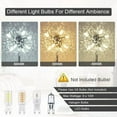 thumbnail image 2 of ACE-LIGHTS,Crystal Floor Lamp with Chrome Finish,Elegant Standing Lamp,69" Tall Pole Lamp,Modern Floor Lamp(Bulbs Not Included),32 Firework Crystal Harnesses Included for Living Room,Bedroom(Silver), 2 of 9