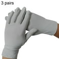 thumbnail image 2 of Ludlz 3 Pairs Cotton Gloves, Resuable Soft Works Glove or Moisturizing Dry Hands Coin Jewelry Silver Archival Costume Inspection, 2 of 2