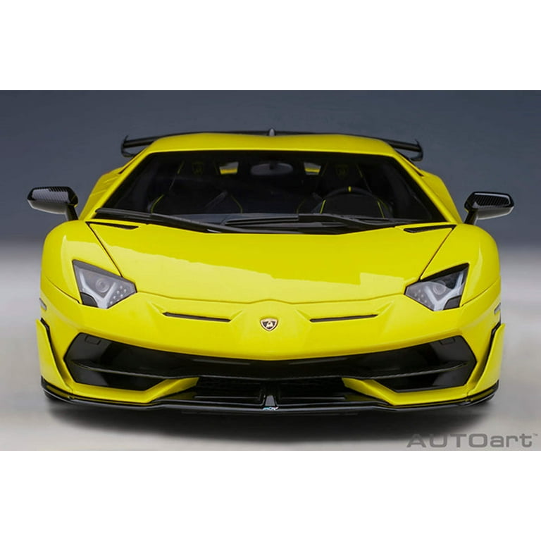 ミニカー Autoart 1/18 Lamborghini Aventador SVJ 1/18 AUTOart Lamborghini Aventador SVJ (Giallo Tenerife