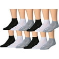 thumbnail image 1 of James Fiallo Men's 12-Pairs Performance Low Cut Athletic Sport Socks 2907-12, 1 of 1