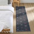 thumbnail image 3 of Yayeee Runner Rug for Bedroom 2'x6' Machine Washable Hallway Non Slip Mat, Starry Night Pattern, 3 of 8