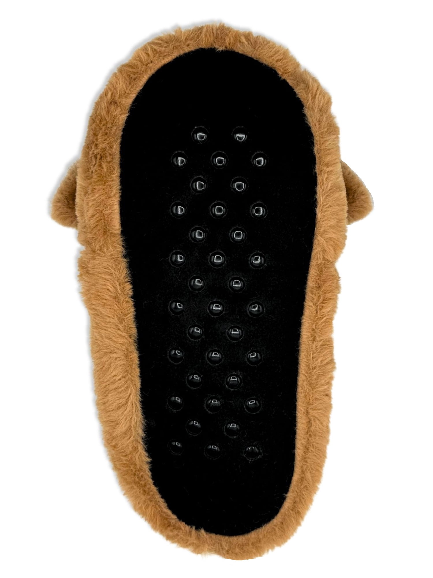 Fuzzy Babba Women's Faux Fur Fawn Slipper Socks, 1-Pack, Shoe Sizes 7-9.5