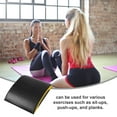 thumbnail image 3 of VERDANVERSE Ab Exercise Mat PVC Exercise Equipment Black 1Pack for Home Workout, 3 of 6