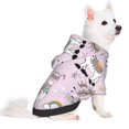 thumbnail image 2 of Fotbe No Drama Llama Sudadera con Estampado para Perros Pequeños – Suéter con Capucha para Mascotas, Tela Suave de Forro Polar con Bolsillo-Large, 2 of 7
