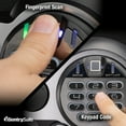 thumbnail image 4 of SentrySafe SFW123BTC Fire-Resistant and Water-Resistant Safe with Fingerprint Biometric Lock, 1.23 Cu. ft., 4 of 11