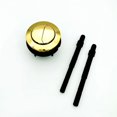 thumbnail image 3 of Cuve de Toilette Double Chasse Dorée 38mm Bouton Poussoir Rond Doré 38mm, 3 of 6