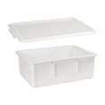 thumbnail image 1 of Caja para fermentar masa de pizza con tapa, organizador de bandejas para masa, almacenamiento de alimentos versátil. cuenca profunda, 1 of 9
