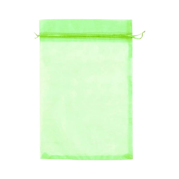 100 bolsas protectoras para frutas | Bolsas de malla con cordón para árboles | Fundas de malla de poliéster transpirable para proteger las frutas de pájaros, ardillas e insectos | Bolsas par