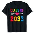 thumbnail image 1 of AALJY CLASS OF 2033 Grow With Me Shirt First Day Of School T-Shirt, 1 of 5