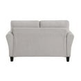 thumbnail image 3 of OakvillePark Eunice Fabric Upholstered Living Room Loveseat, Sand, 3 of 5